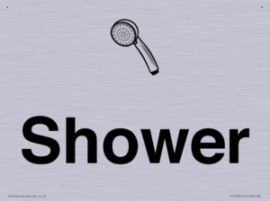 Dementia Shower sign